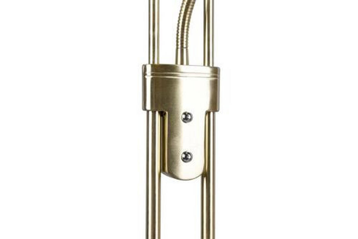 LED-STEHLEUCHTE    - Messingfarben, Basics, Glas/Metall (180/32,5/57cm)