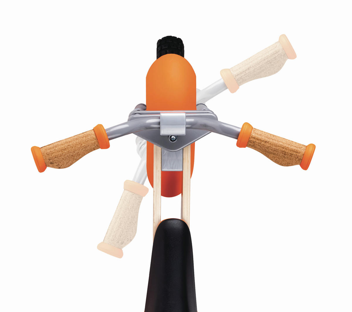 LAUFRAD  - Orange, Basics, Holz (90/55/43cm) - Hape