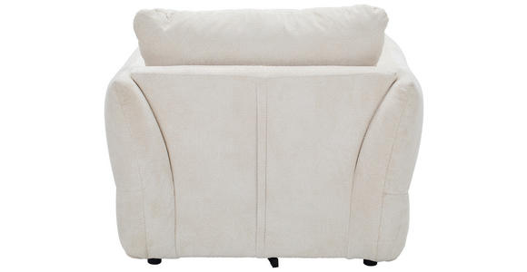 SESSEL in Webstoff Creme  - Creme/Schwarz, KONVENTIONELL, Textil/Metall (112/88/120cm) - Carryhome