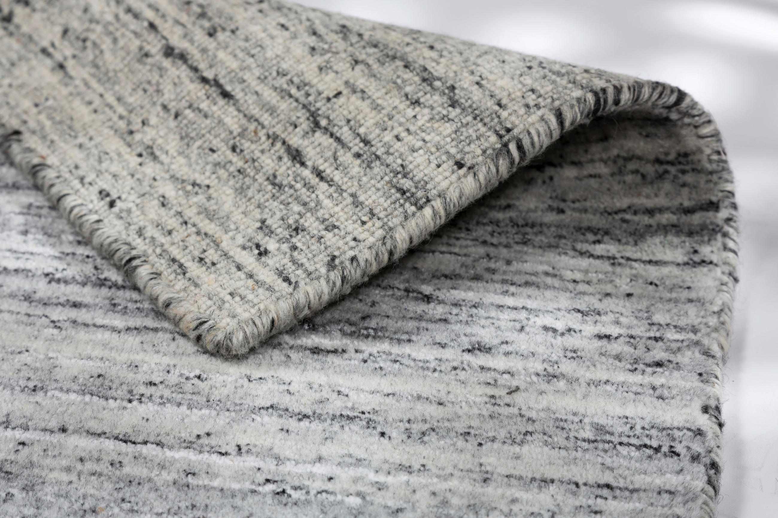 HANDWEBTEPPICH 70/140 cm Elara Anthrazit  - Anthrazit, KONVENTIONELL, Textil (70/140cm) - Schöner Wohnen