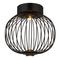 LED-DECKENLEUCHTE 30/30 cm   - Schwarz, Basics, Kunststoff/Metall (30/30cm) - Globo