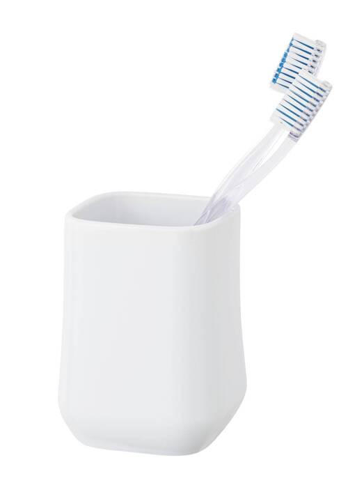ZAHNPUTZBECHER Keramik  - Weiss, Konventionell, Keramik (7,5/10,5/7,5cm) - Schöner Wohnen