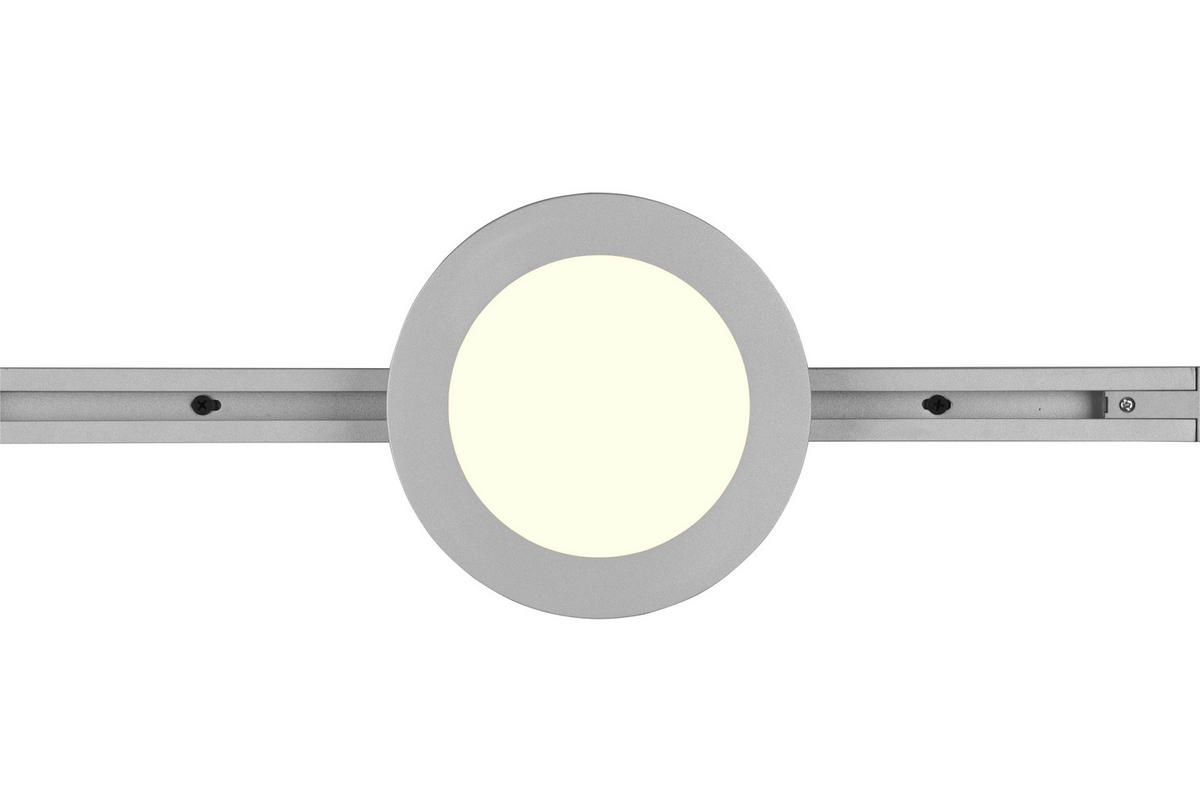 DECKENLEUCHTE DUOLINE 17,0/2,9 cm   - Titanfarben, Basics, Kunststoff (17,0/2,9cm) - Trio Leuchten