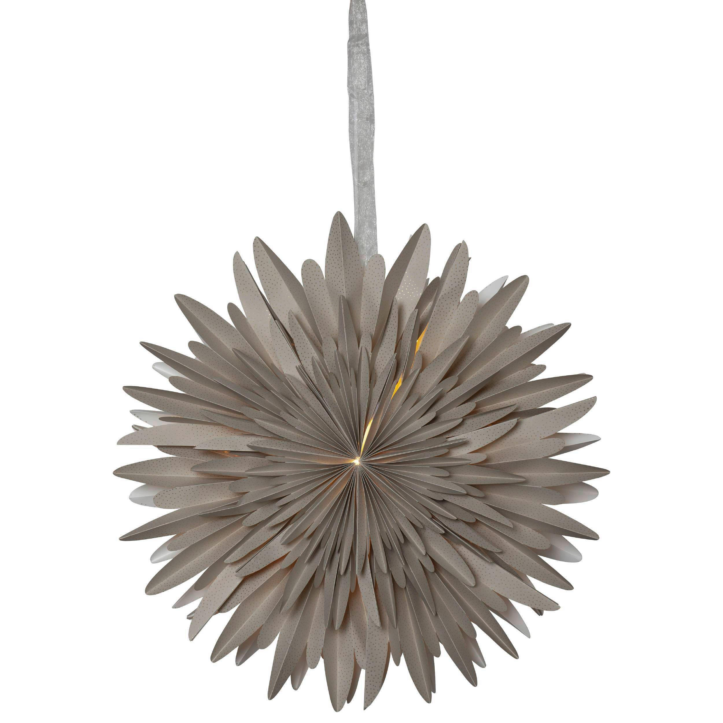 LED-DEKOLEUCHTE 60/19/60 cm   - Beige, KONVENTIONELL, Papier (60/19/60cm) - Eglo