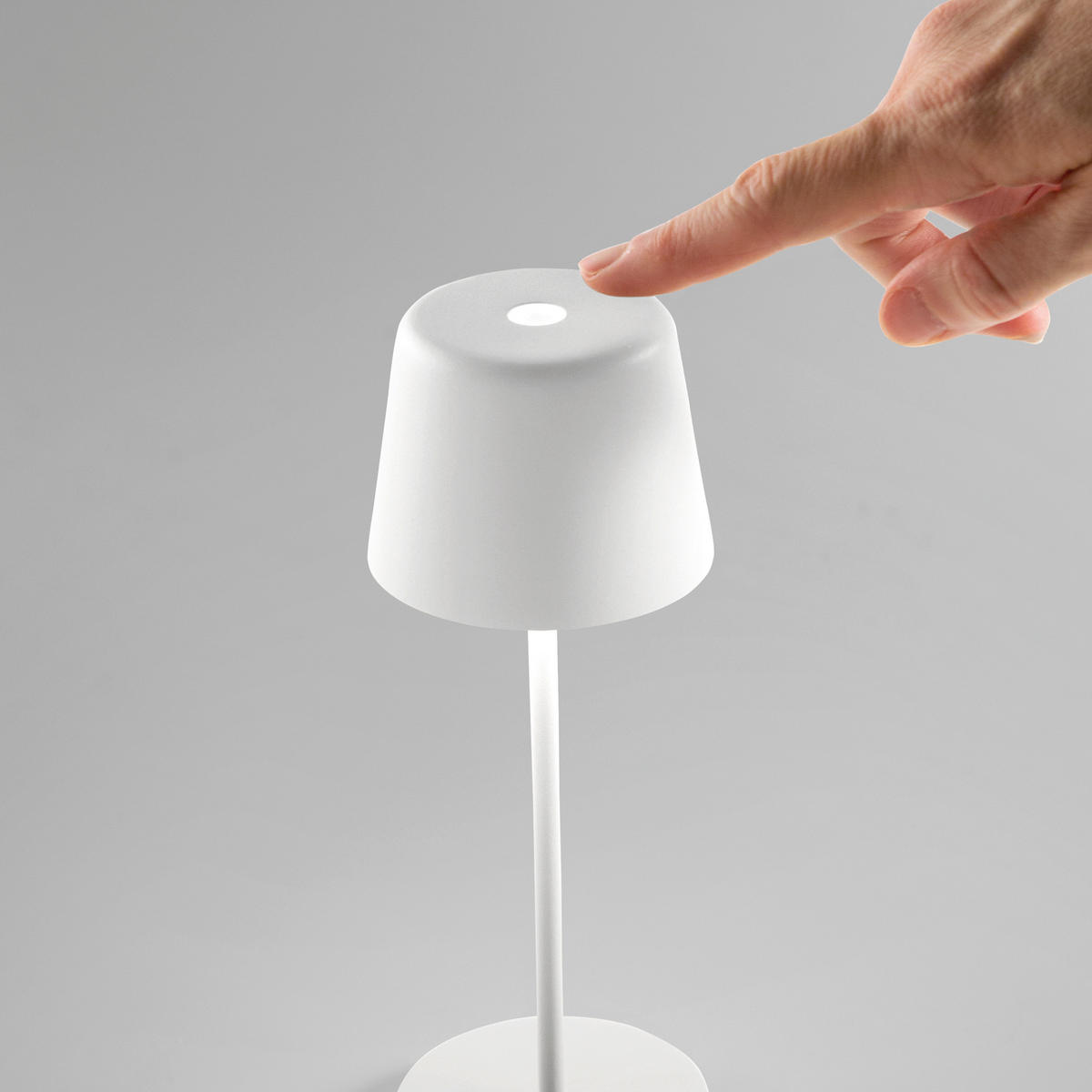 AUßENLEUCHTE 7,5/20,8 cm   - Weiß, KONVENTIONELL, Metall (7,5/20,8cm) - Ideal Lux