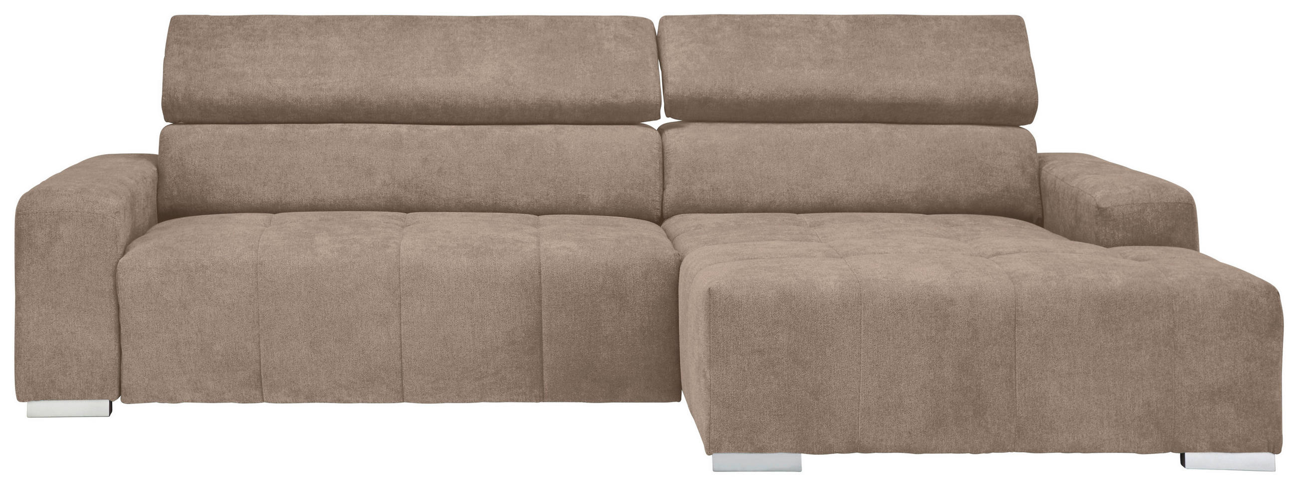 ECKSOFA Beige Webstoff 