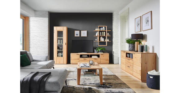 WANDPANEEL 89/106/28 cm - Buchefarben/Grau, KONVENTIONELL, Holz (89/106/28cm) - Cantus