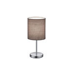 TISCHLEUCHTE 13/28,5 cm   - Chromfarben/Grau, Basics, Textil/Metall (13/28,5cm) - Boxxx