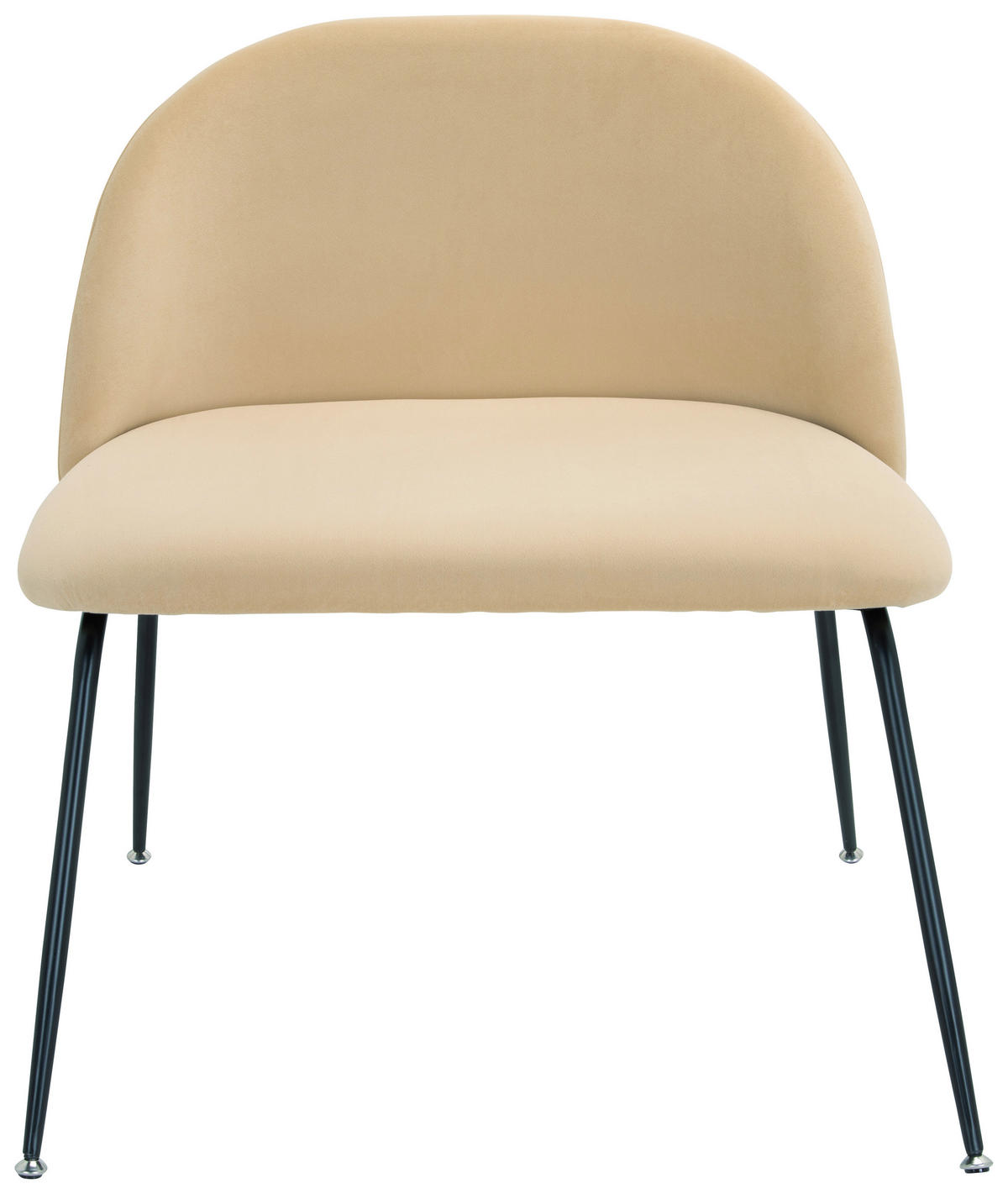 STOL, tekstil bež  - črna/bež, Basics, kovina/tekstil (72/80/65cm) - MID.YOU