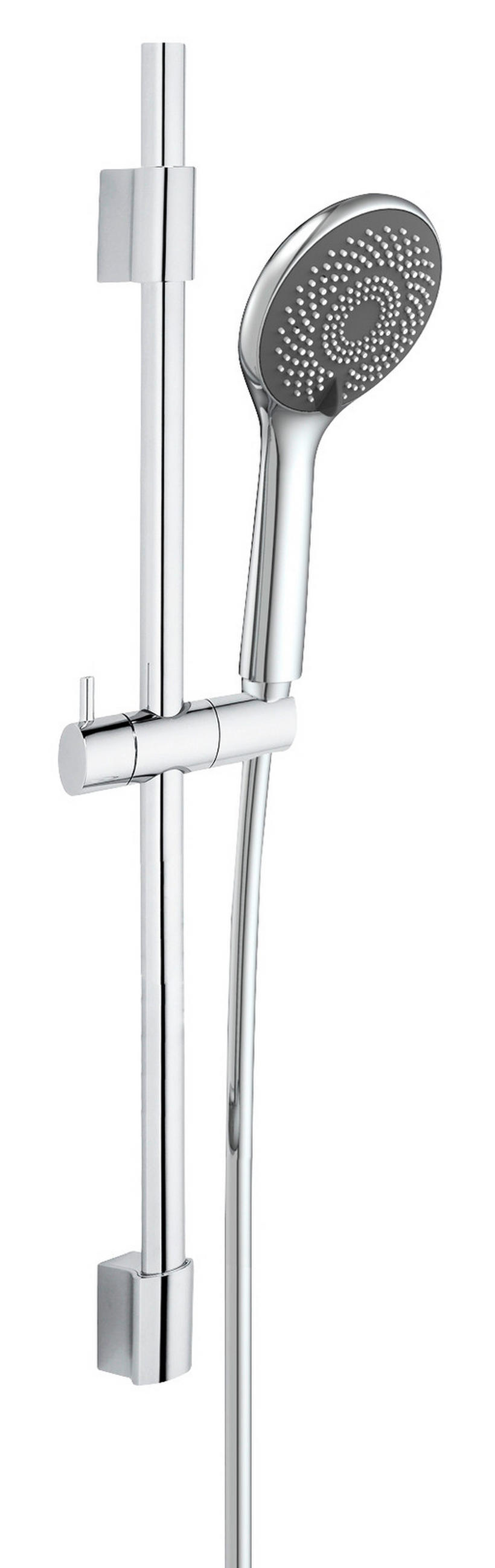 ZUHANYGARNITÚRA  - ezüst, Basics, fém (13/70/8cm) - Wenko