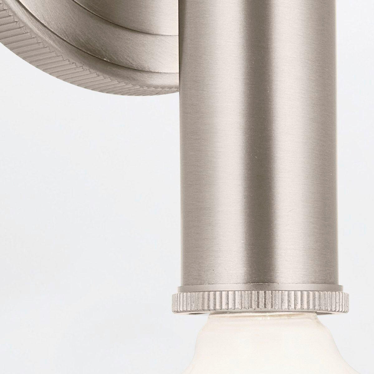 BADEZIMMER-WANDLEUCHTE Torche  42/12,7/10,2 cm  - Nickelfarben, KONVENTIONELL, Metall (42/12,7/10,2cm) - Elstead Lighting