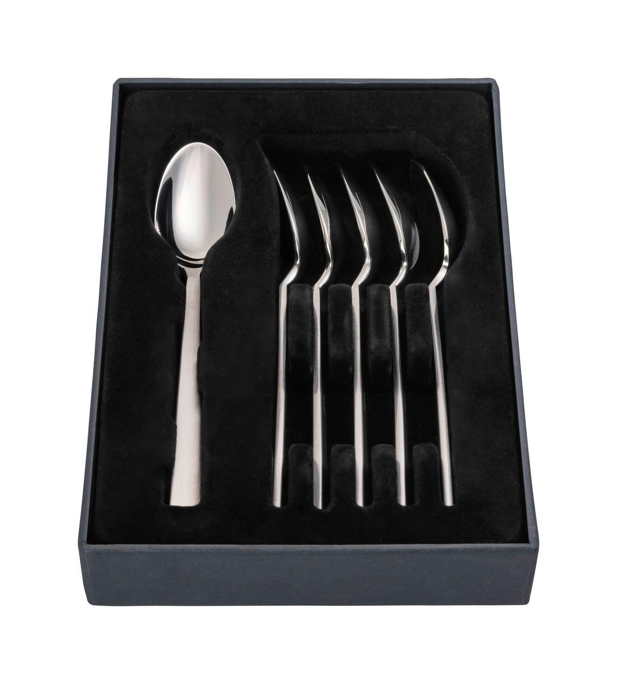ESPRESSOLÖFFEL-SET - Silberfarben, Design, Metall (14,9/10,6/2,6cm) - Joop!