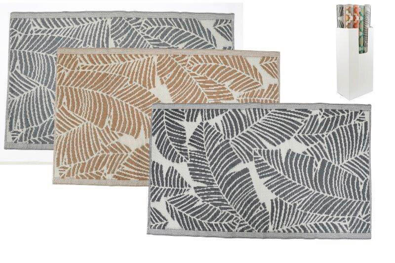 COVORAș DE INTRARE  - sidefiu/gri deschis, Basics, plastic (180,00/120,00/0,3cm)