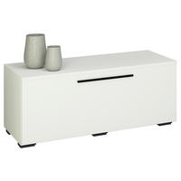 TV-BÄNK  95/39/40 cm  stående, finns i olika trädekorer  - vit/aluminiumfärg, Modern, metall/trämaterial (95/39/40cm) - MID.YOU