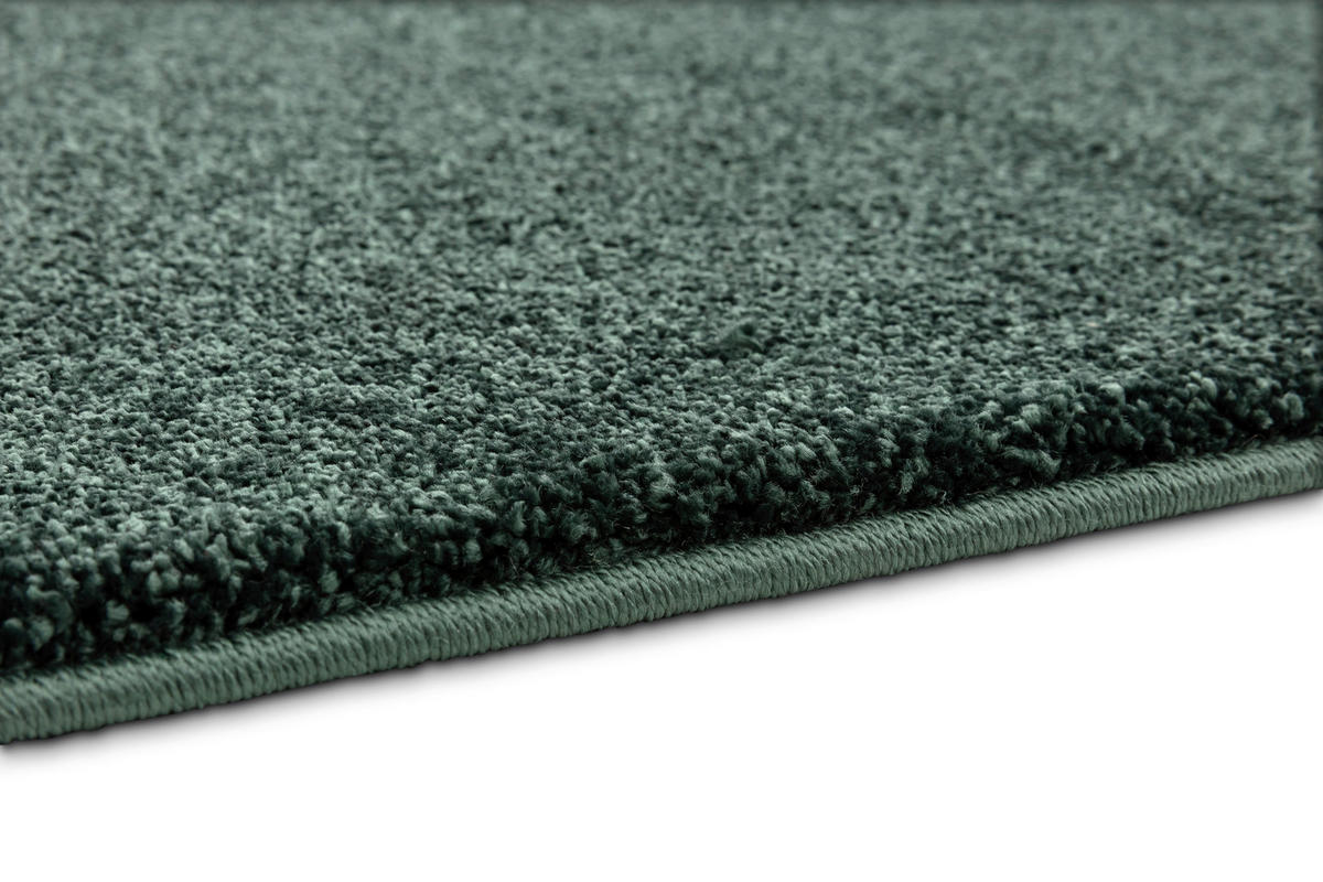 WEBTEPPICH 80/150 cm Pure Dunkelgrün rechteckig  - Dunkelgrün, Basics, Textil (80/150cm) - Schöner Wohnen