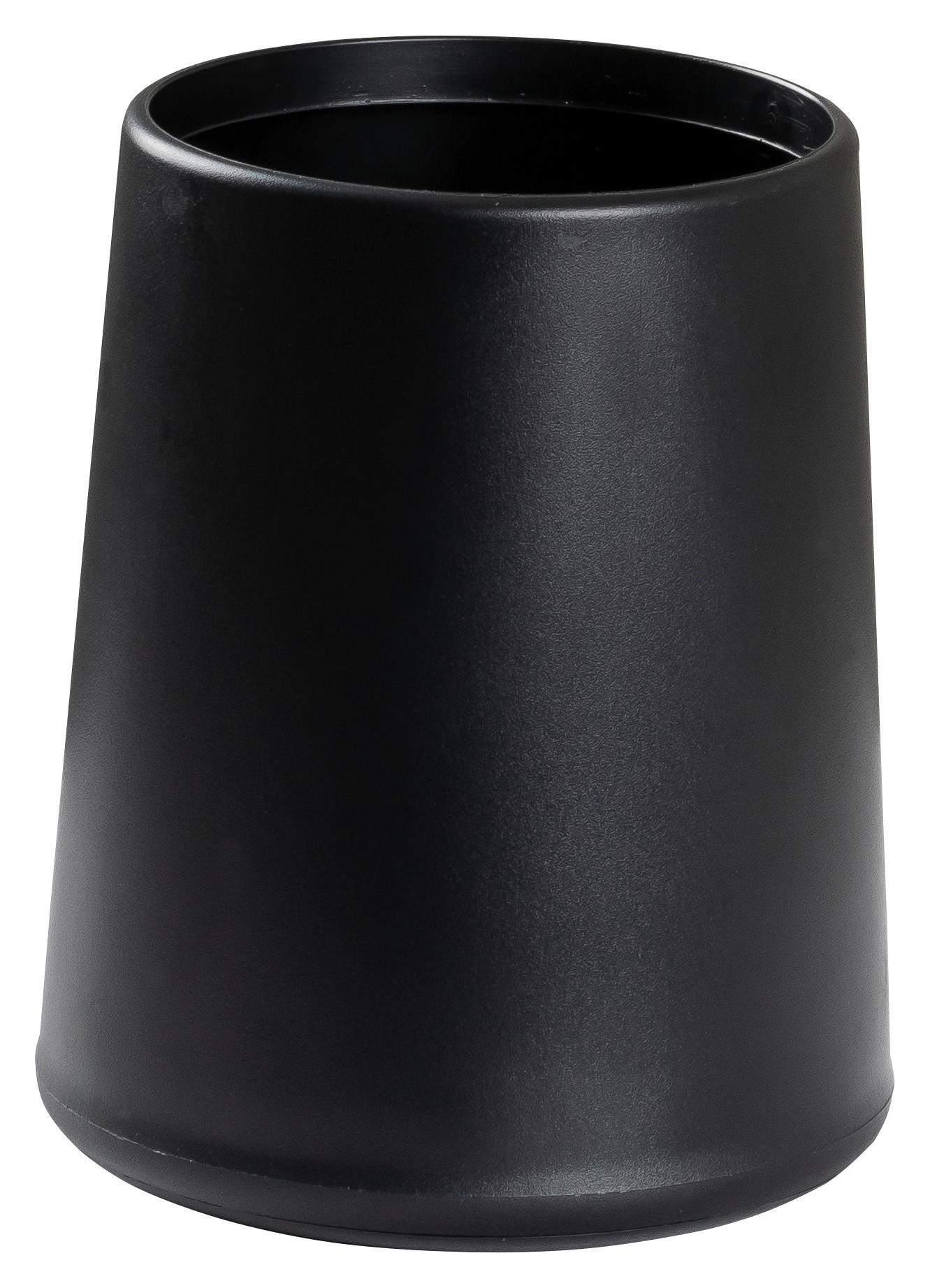 ZAHNPUTZBECHER Kunststoff  - Schwarz, Basics, Kunststoff (8/10/8cm) - Sadena