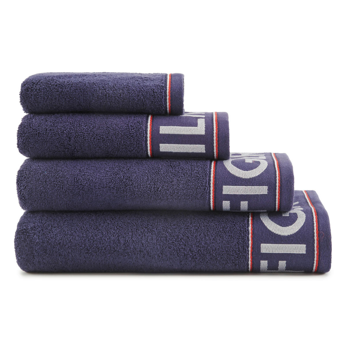 DUSCHTUCH Degree 70/130 cm  - Dunkelblau, Basics, Textil (70/130cm) - Tommy Hilfiger