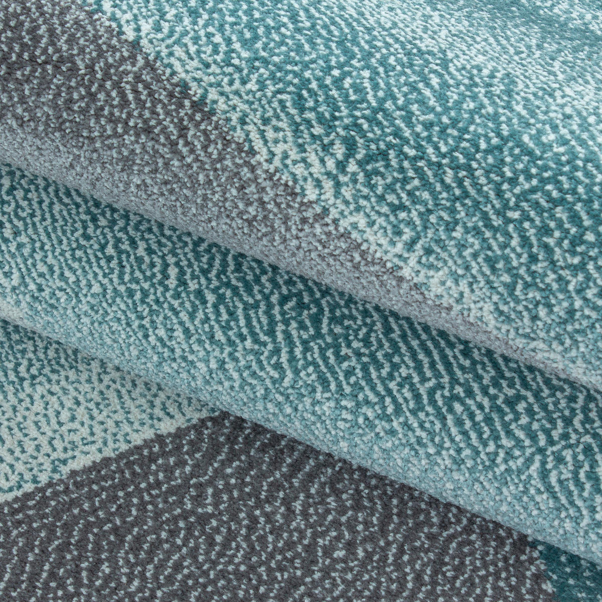 VÄVD MATTA 140/200 cm Beta  - blå, Basics, textil (140/200cm) - Novel
