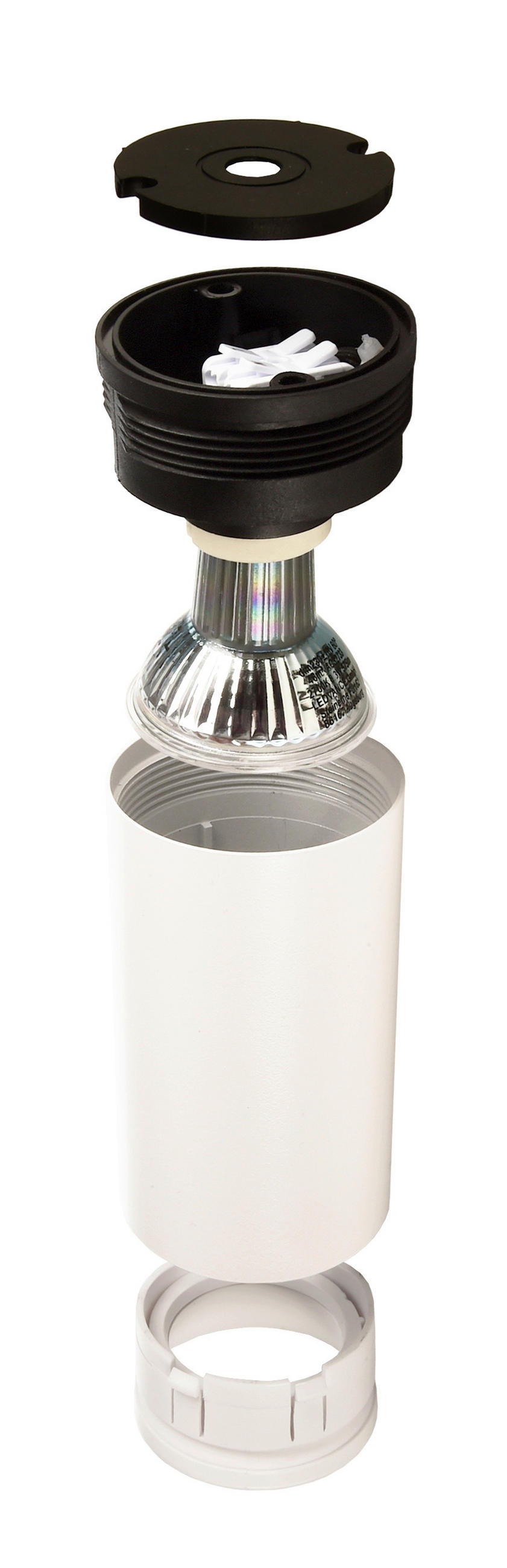 DECKENSTRAHLER Can 6/10,5 cm   - Weiß, Design, Metall (6/10,5cm)