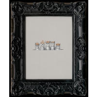 KUNSTDRUCK Tiere 44/54 cm  - Beige/Schwarz, Trend, Papier/Kunststoff (44/54cm) - Monee