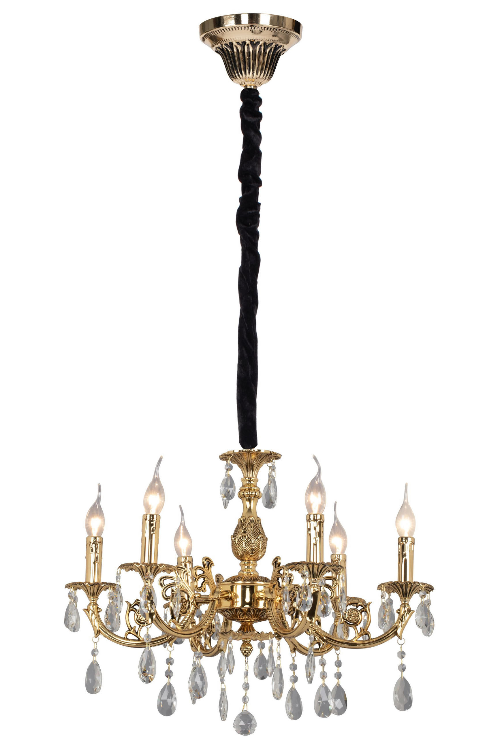 HÄNGELEUCHTE 67/52 cm  - Goldfarben, KONVENTIONELL, Metall (67/52cm)