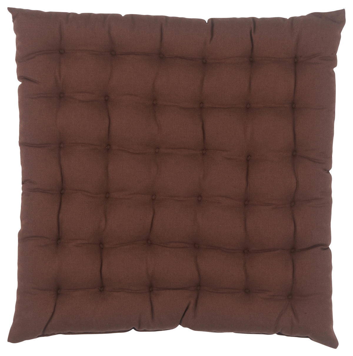 PODSEDÁK, 38/38 cm - tmavě hnědá, Basics, textil (38/38cm) - Novel