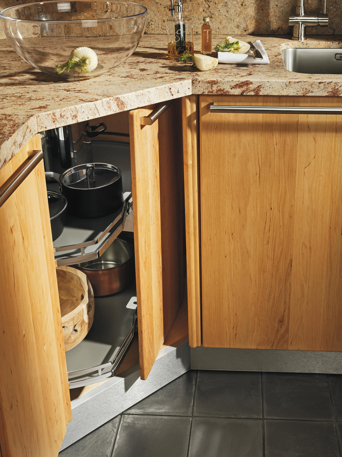 EINBAUKÜCHE RONDO  - Design, Holz - TEAM 7