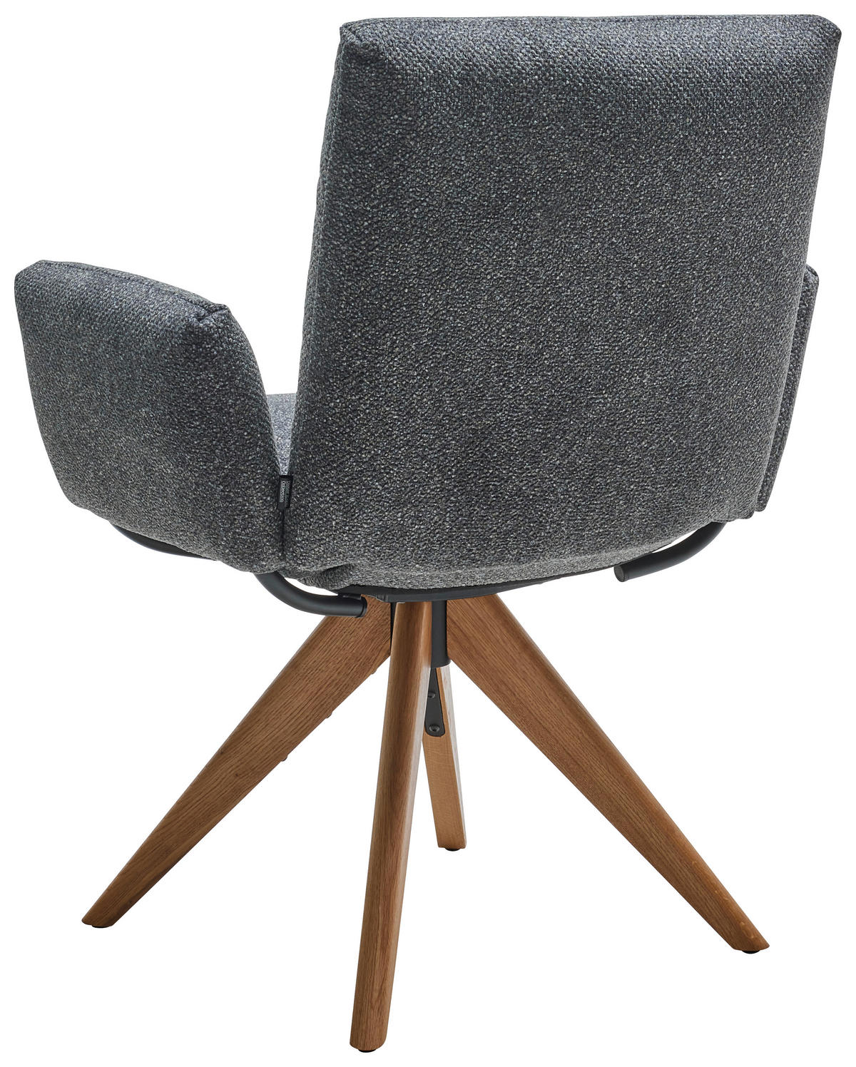 ARMLEHNSTUHL  in beflockt  - Waldgrün/Eichefarben, Design, Holz/Textil (70/89/68cm) - Dieter Knoll
