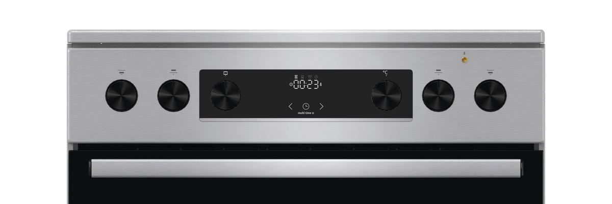HERD GECS6C70XPA  - Edelstahlfarben/Schwarz, Trend, Glas/Metall (60/85/60cm) - Gorenje