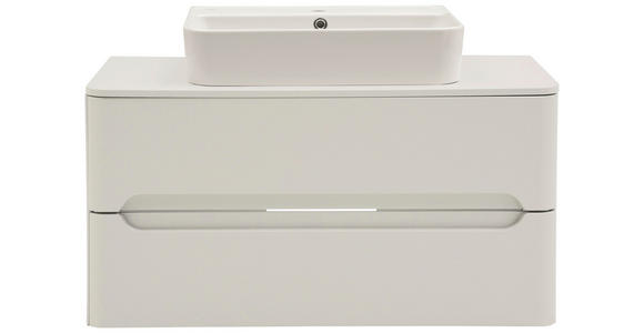 WASCHTISCHKOMBI 101 cm  - Weiß, KONVENTIONELL, Keramik/Holzwerkstoff (101cm) - Xora