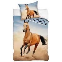 DJEČJA POSTELJINA 140/200 cm  HORSE  - višebojno, Basics, tekstil (140/200cm)