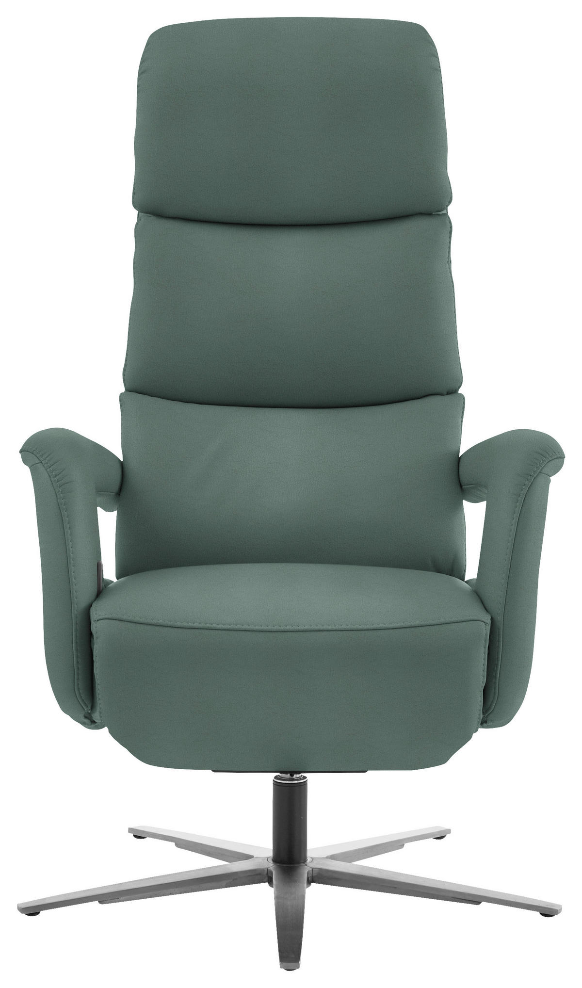RELAXSESSEL in Leder Opal  - Edelstahlfarben/Opal, Design, Leder/Metall (76/119/86cm) - Dieter Knoll