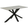 ESSTISCH in Metall, Keramik  - Schwarz/Grau, Trend, Keramik/Metall (135/76/80cm) - MID.YOU