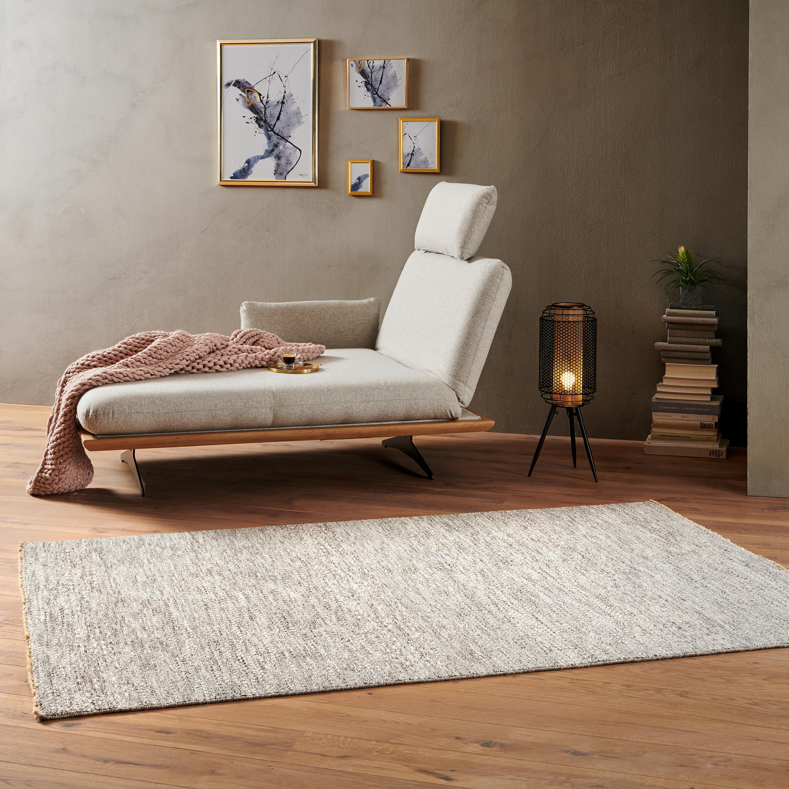 ORIENTTEPPICH 90/160 cm Apocalypse XLII Grau, Weiß  - Weiß/Grau, KONVENTIONELL, Textil (90/160cm) - Cazaris