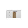 SIDEBOARD  in  - Eichefarben/Schwarz, Design, Holzwerkstoff/Kunststoff (150cm) - MID.YOU