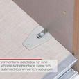 SCHWEBETÜRENSCHRANK 271/223/68 cm 3-türig Schwarz  - Chromfarben/Schwarz, KONVENTIONELL, Glas/Holzwerkstoff (271/223/68cm) - Novel