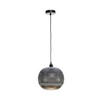 HÄNGELEUCHTE  25/26/25 cm   - Silberfarben/Grau, Trend, Glas (25/26/25cm) - Kayoom
