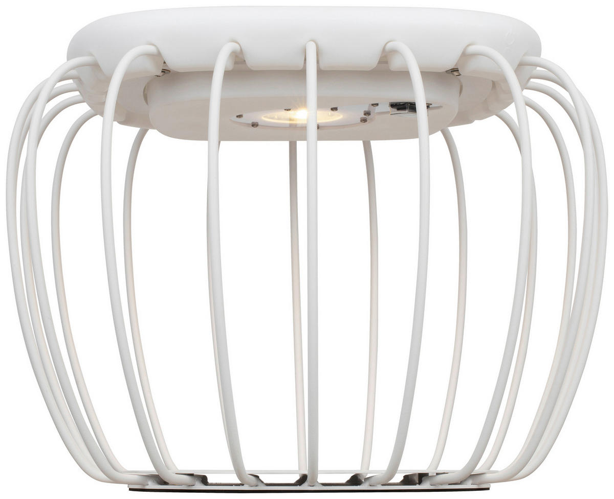 AUßENLEUCHTE 40/30 cm   - Weiß, Trend, Kunststoff/Metall (40/30cm) - Novel