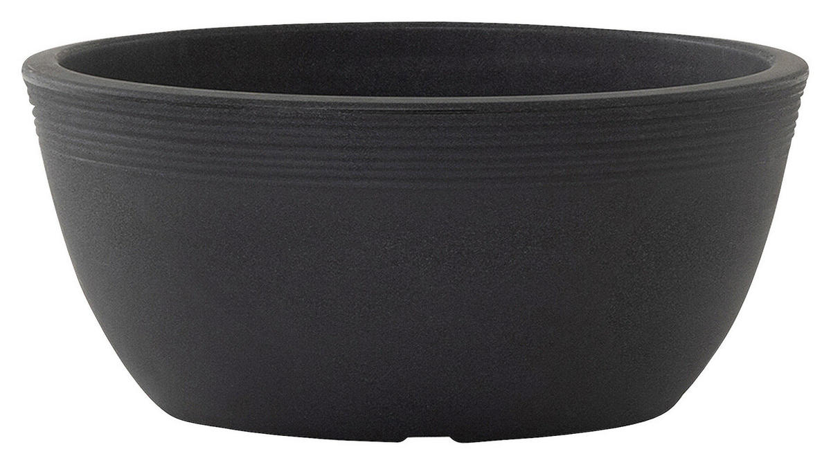 PFLANZENTOPF 48/22 cm  - Anthrazit, Basics, Kunststoff (48/22cm) - Siena Garden