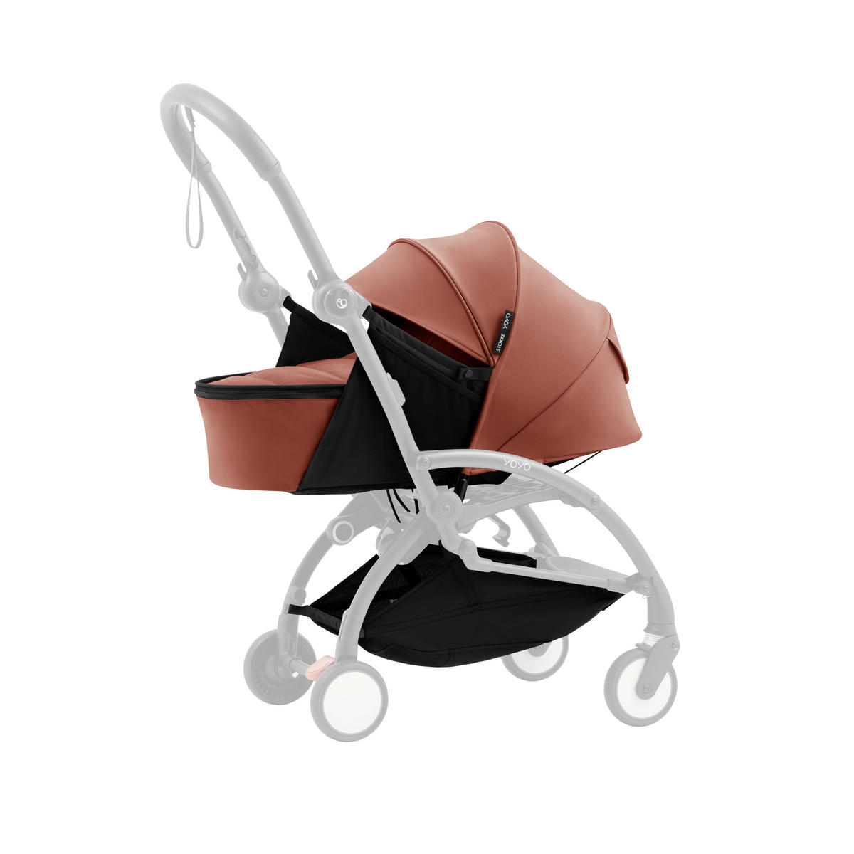 LIEGEWANNE  - Dunkelrosa, Basics, Textil (45,5/44/77cm) - Stokke