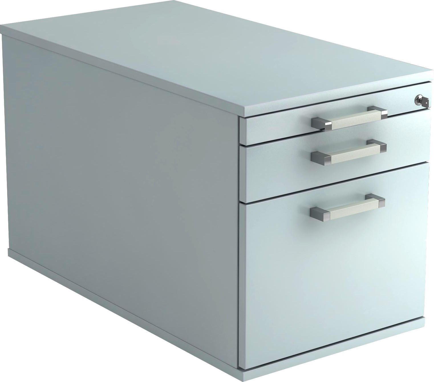 ROLLCONTAINER Grau  - Chromfarben/Grau, KONVENTIONELL, Holzwerkstoff/Kunststoff (42,8/51,2/80cm) - Venda