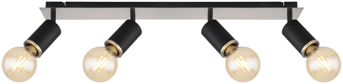 SPOTLIGHT 80/10/18 cm   - svart, Basics, metall/trä (80/10/18cm) - Globo
