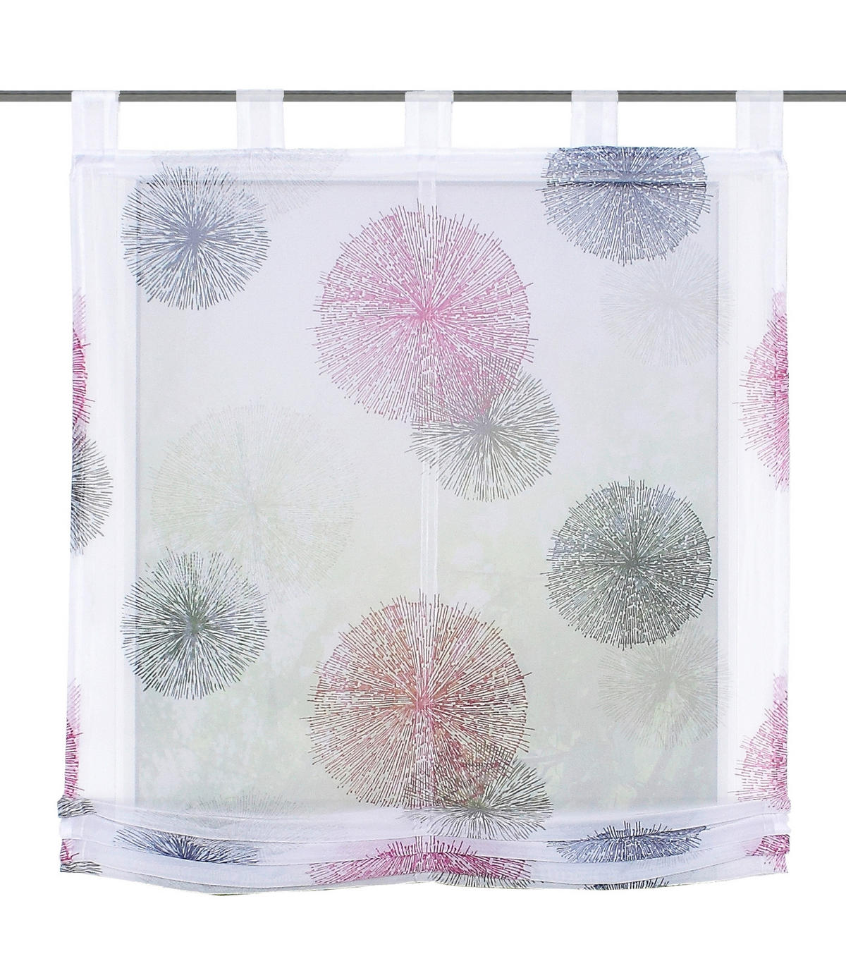 BÄNDCHENROLLO 100/140 cm  - Flieder, KONVENTIONELL, Textil (100/140cm)