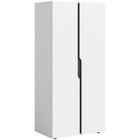 DREHTÜRENSCHRANK 80/180/51 cm,  in Weiß, 2-türig  - Weiß, MODERN, Holzwerkstoff (80/180/51cm) - MID.YOU