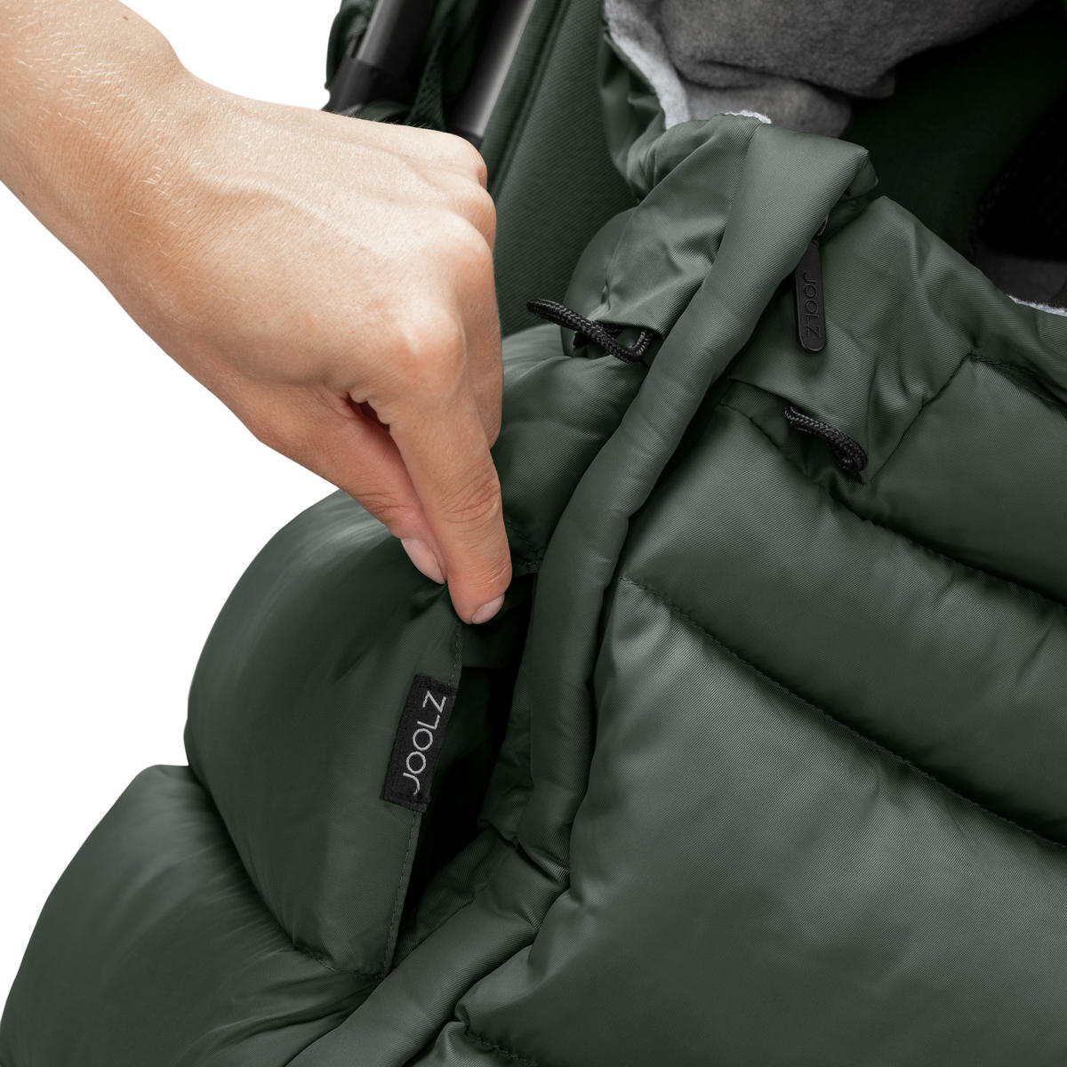 FUßSACK Thermo Fußsack  - Dunkelgrün, Basics, Textil (100/43/10cm) - Joolz