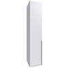 DREHTÜRENSCHRANK in Weiss  - Weiss/Alufarben, Modern, Holzwerkstoff/Metall (45/236/58cm) - MID.YOU