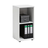 AKTENREGAL 39,3/77,3/34,5 cm  - Schwarz/Weiß, Basics, Holzwerkstoff/Kunststoff (39,3/77,3/34,5cm) - MID.YOU