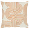 KISSENHÜLLE 45/45 cm  - Beige/Orange, Design, Textil (45/45cm) - Apelt