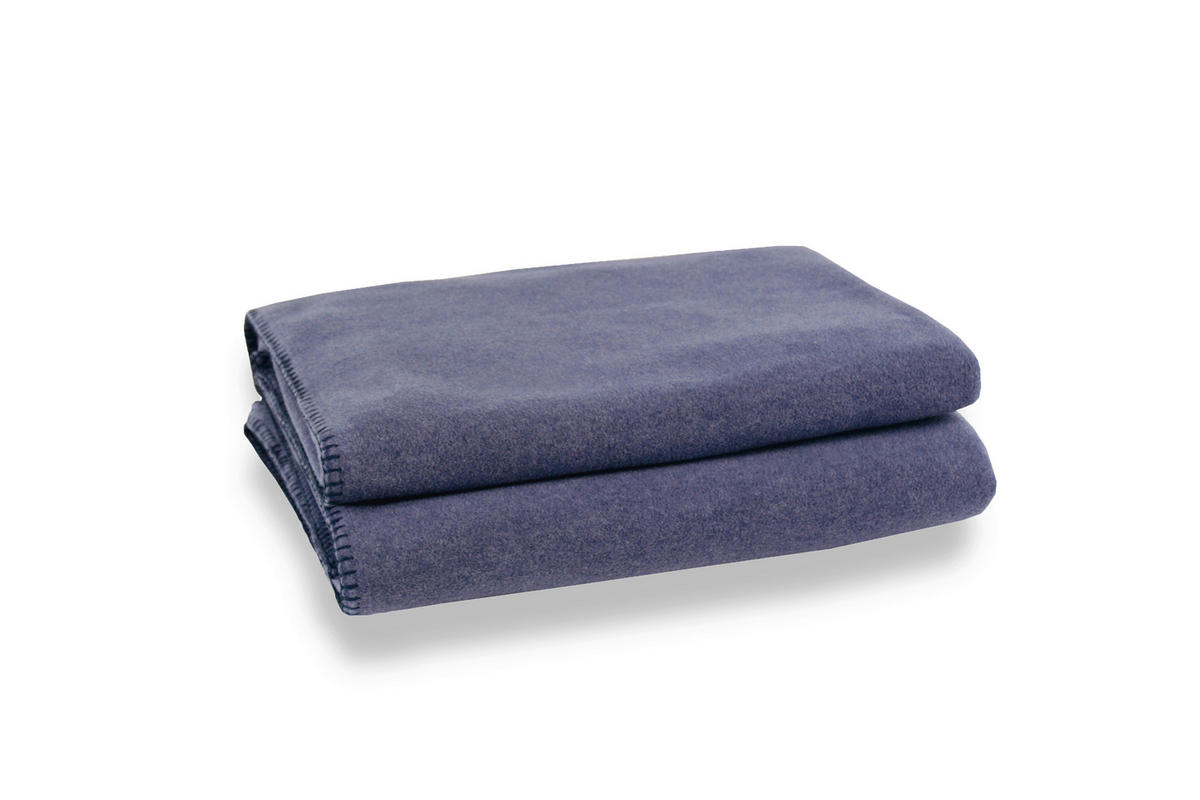 ODEJA IZ FLISA   220/240 cm       temno modra  - temno modra, Konvencionalno, tekstil (220/240cm) - Zoeppritz