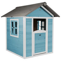 SPIELHAUS 111/133/135 cm  - Blau/Weiß, KONVENTIONELL, Holz (111/133/135cm) - Ambia Garden